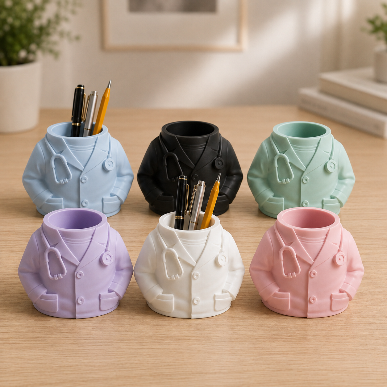 Portalápices Bata de médico - Imagen 2
