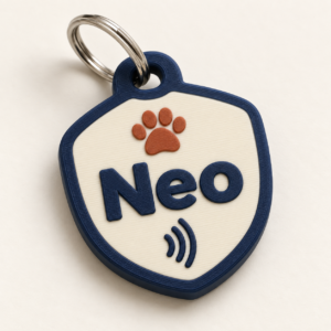 Colgante NFC mascota · Escudo
