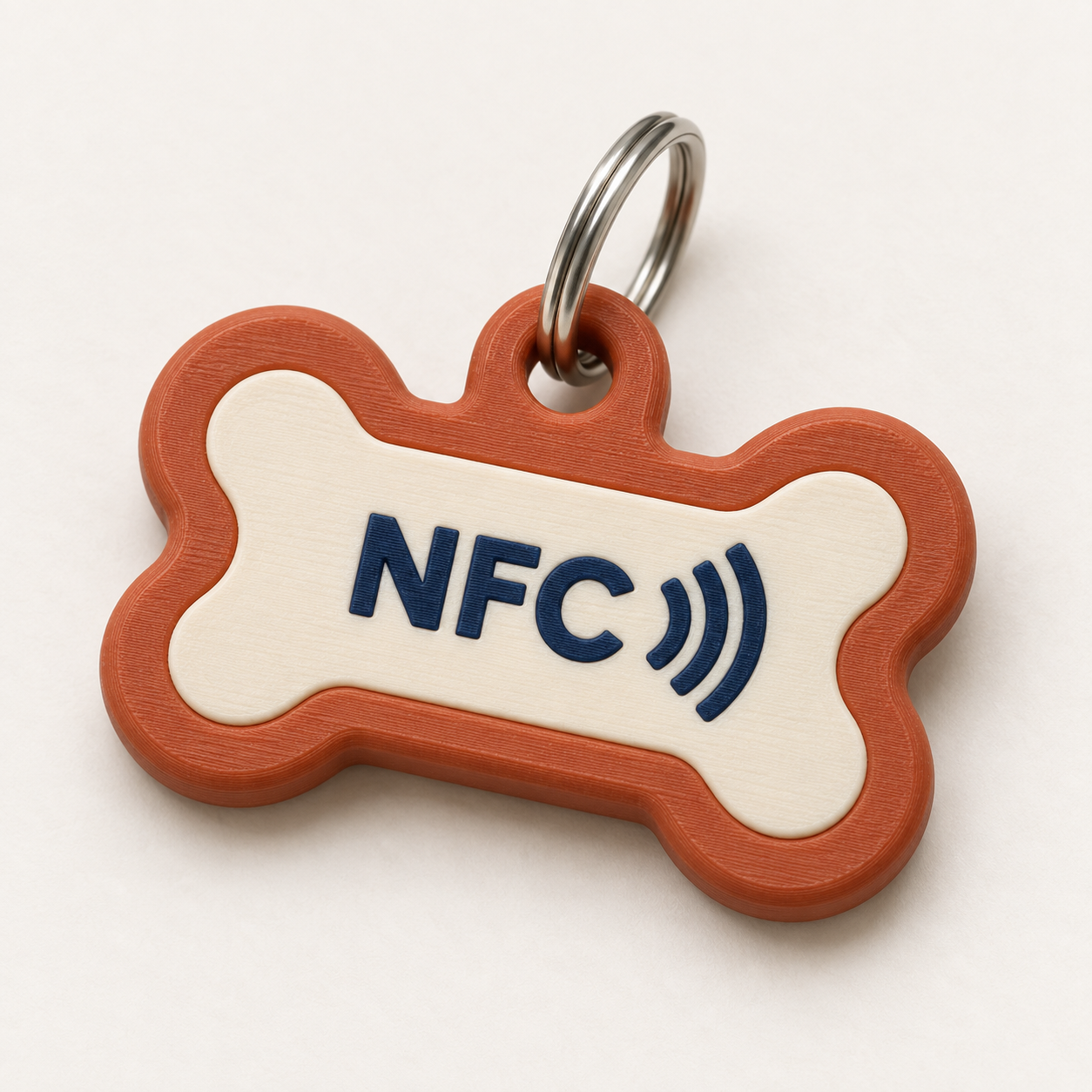 Colgante NFC mascota · Hueso