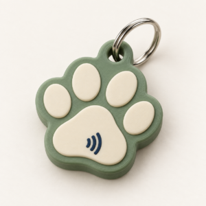 Colgante NFC mascota · Huella