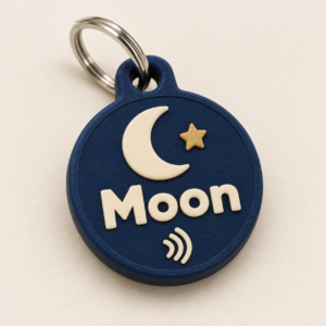 Colgante NFC mascota · Luna